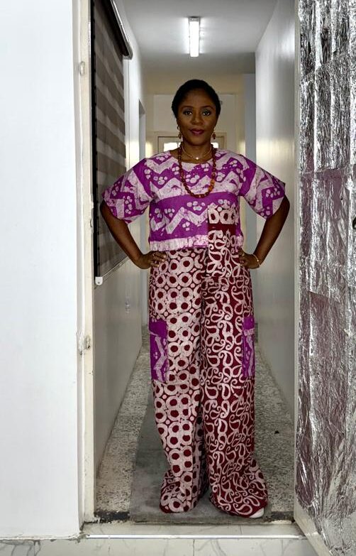 M&M 2-Piece Crop Combat - Pink and Wine