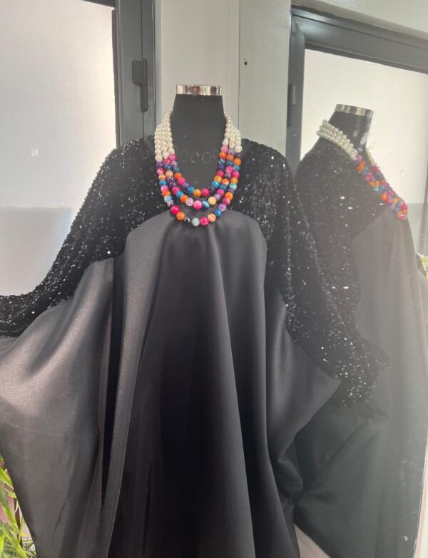 Royal Sequin Bubu - Black