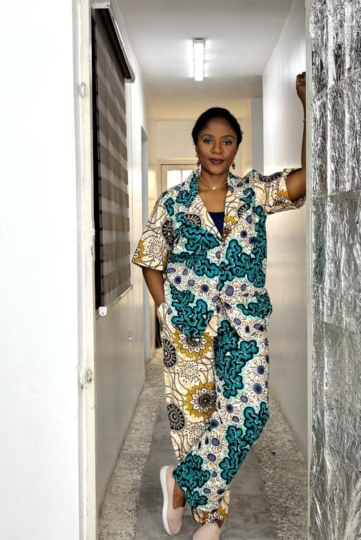 Custom M&M Ankara Print 2pieces